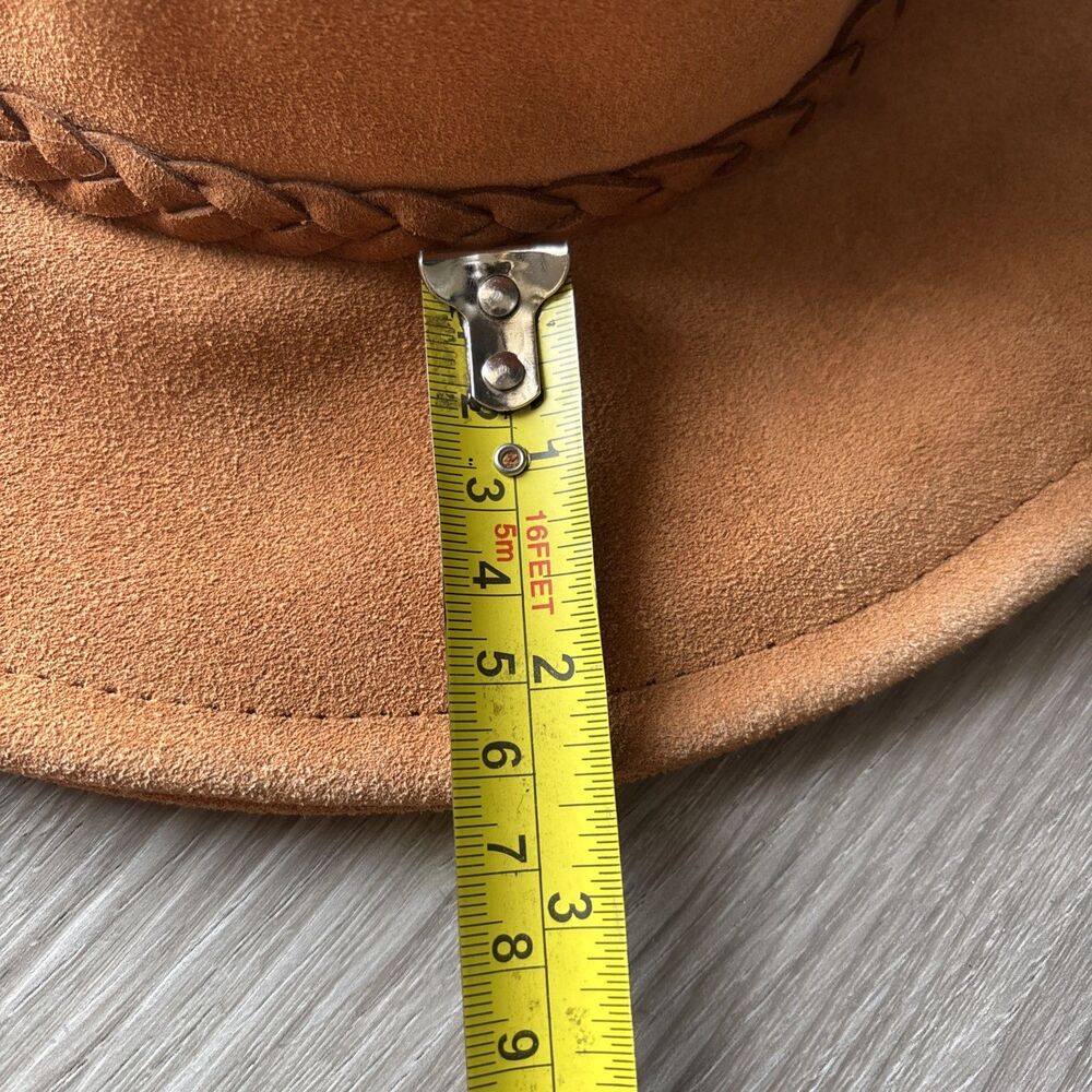 Free People Tennessee Suede Floppy Bucket Hat Boho Hippie Festival One Size - Picture 12 of 14